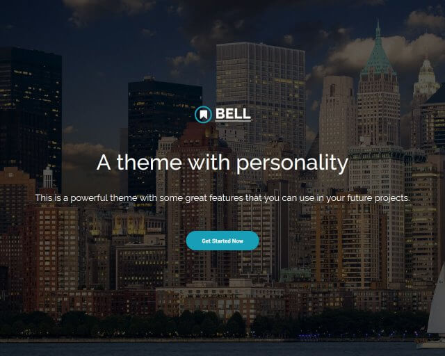 Bell – Free Bootstrap 4 Template