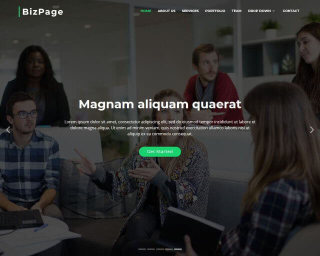 BizPage - Free Bootstrap Business Teplate