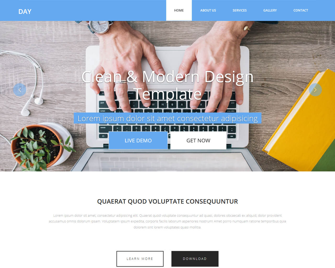 Day - Multipurpose HTML Template for Free