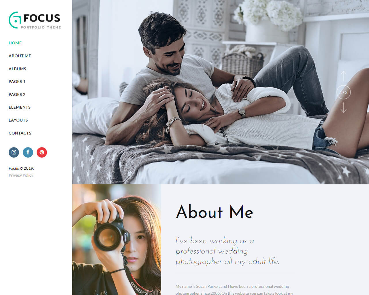 Focus Website Template