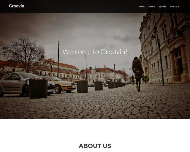 Groovin – Free Bootstrap Theme