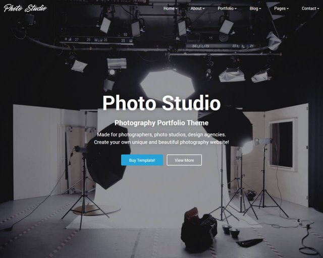 25+ Best Photography Bootstrap Website Templates