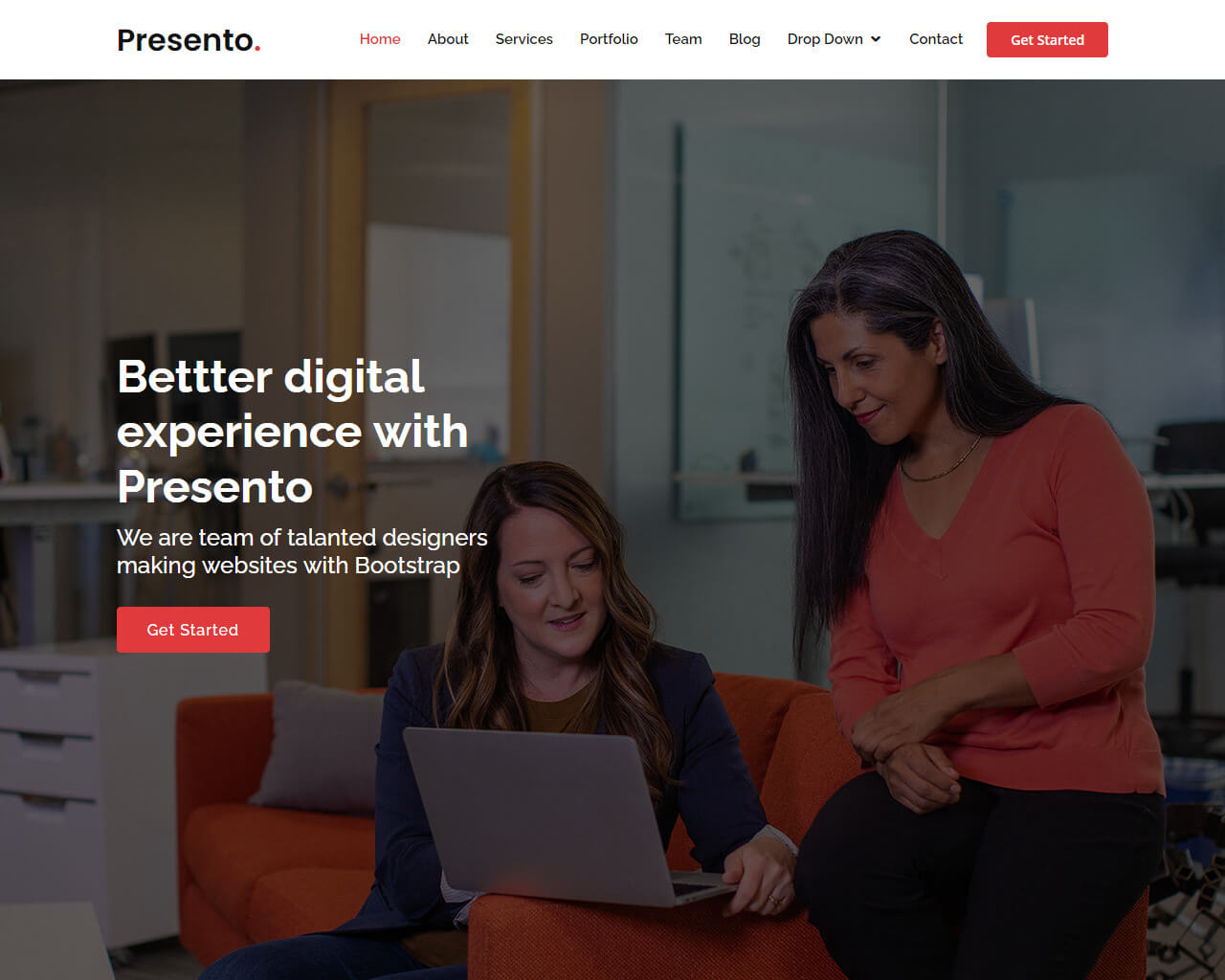 Presento – Bootstrap Business Template