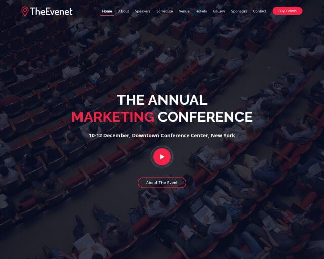 TheEvent - Free Event Bootstrap Template