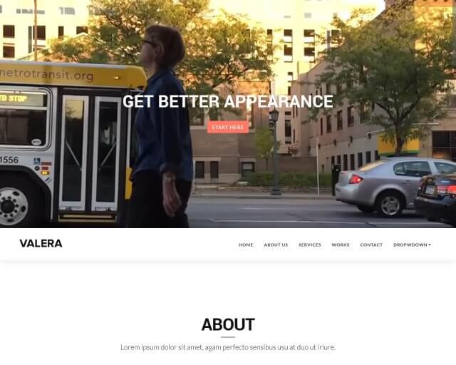 Valera – Free Bootstrap Theme
