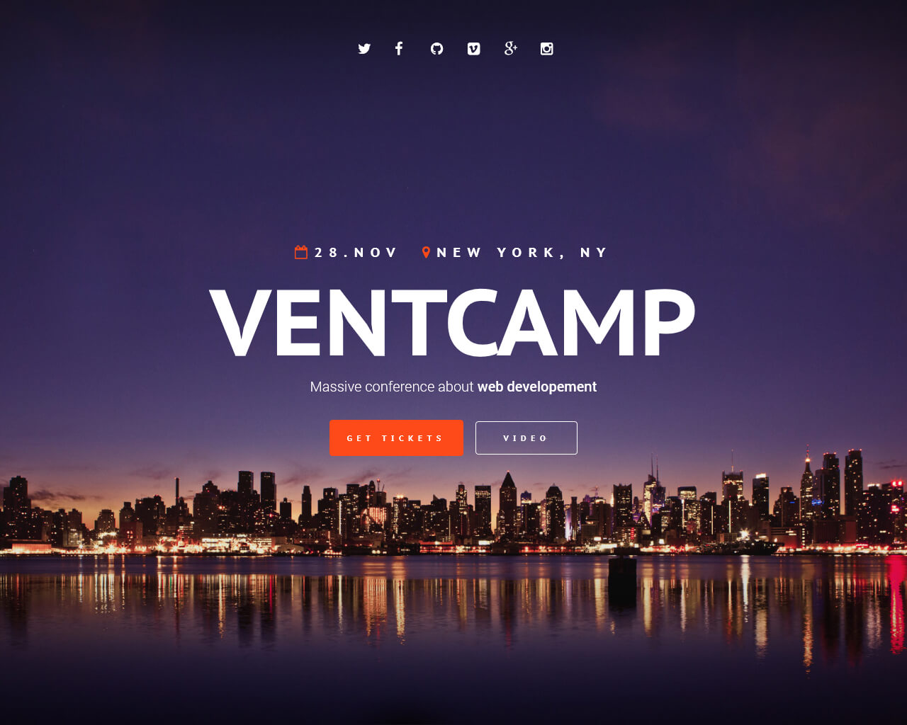 Ventcamp Website Template